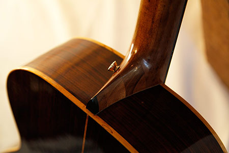 Gitarrenhals von FSH, Hubert Rumohr, Gitarrenbau Hamburg